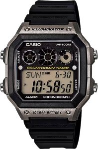 Zegarek Casio Zegarek Męski CASIO 10 bar do Pływania AE-1300WH-8AVDF 2