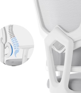 Krzesło biurowe SENSE7 Veno Białe 4