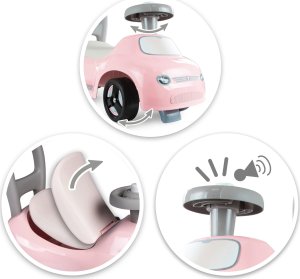 Smoby Jeździk Ride-On z klaksonem, różowy (720542WEB) 3