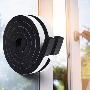 Heckermann Zestaw 2x Uszczelka do okien Heckermann 1x1cm - 1mb 2