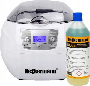 Myjka ciśnieniowa Heckermann Zestaw Myjka ultradźwiękowa JP-900S 0,75L + Płyn 1L 1