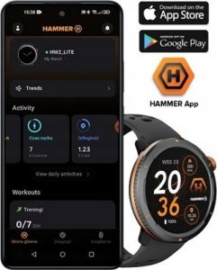 Smartwatch myPhone Hammer Watch 2 Lite Czarny  (SMA002930) 11