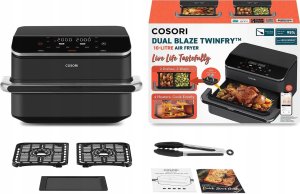 Frytkownica beztłuszczowa Cosori Dual Blaze TwinFry CAF-TF101S-AEUR 10