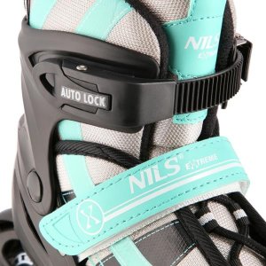 Rolki Nils Extreme NH18366A z wymienną płozą regulowane miętowe r. 39-42 7