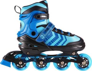 Rolki Nils Extreme NH18192A z wymienną płozą regulowane czarne r. 34-38 3