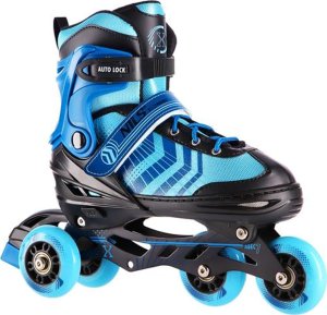 Rolki Nils Extreme NH18192A z wymienną płozą regulowane czarne r. 34-38 7