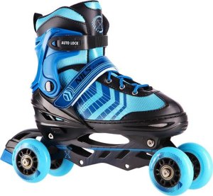 Rolki Nils Extreme NH18192A z wymienną płozą regulowane czarne r. 29-33 7