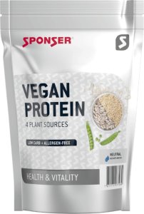 Sponser Odżywka SPONSER VEGAN PROTEIN Neutral Puszka 480g (NEW 2025) 1