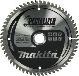 Makita MAKITA PIŁA TARCZOWA  160x20x60z SPECJALIZED ALUMINIUM 3