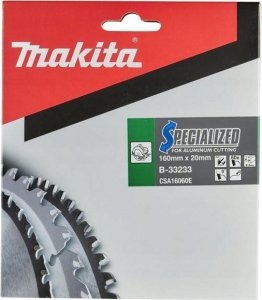 Makita MAKITA PIŁA TARCZOWA  160x20x60z SPECJALIZED ALUMINIUM 4