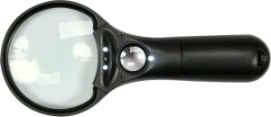 Yato YATO LUPA DWIE SOCZEWKI 3x/45x PODŚWIETLENIE LED 7