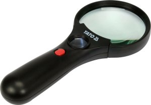 Yato YATO LUPA DWIE SOCZEWKI 3x/45x PODŚWIETLENIE LED 9