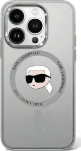 Karl Lagerfeld Karl Lagerfeld KLHMP16LHLSKIK iPhone 16 Pro 6.3" czarny/black hardcase IML Metal Karl Head MagSafe 1