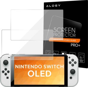 Alogy Szkło hartowane x2 9H Alogy ochronne na ekran do Nintendo Switch OLED 1