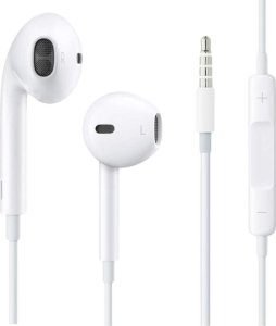 Słuchawki Apple Oryginalne słuchawki Apple EarPods MD827LL/A z pilotem i mikrofonem Jack 3.5mm 1