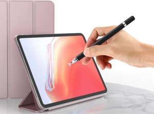 Rysik Alogy Rysik 2w1 Alogy dotykowy pojemnościowy do ekranu telefonu tabletu z długopisem Czarny 7