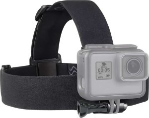 Alogy Opaska na głowę Alogy Techsuit Head Strap do kamerki sportowej GoPro Action Camera Black 1