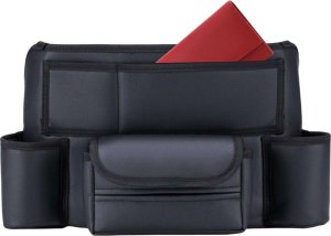 Alogy Organizer samochodowy do auta między fotel siedzenie samochodowe Alogy Car uchwyt na napoje chusteczki Czarny 15