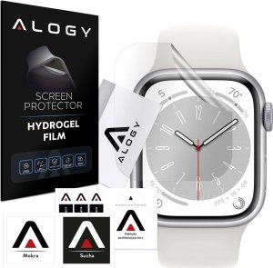 Alogy Folia ochronna Hydrożelowa hydrogel Alogy do smartwatcha do Apple Watch 4 5 6 7 8 SE 40 / 41mm 1