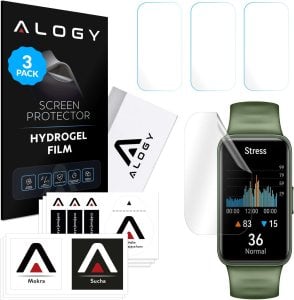 Alogy 3x Folia ochronna Hydrożelowa hydrogel Alogy do smartwatcha do Huawei Band 8 1