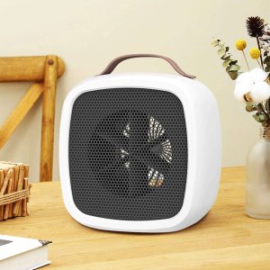 Termowentylator Alogy Grzejnik elektryczny farelka termowentylator mini 500W nagrzewnica ogrzewacz biurkowy do kontaktu Alogy biały 12