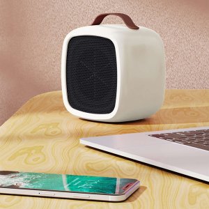 Termowentylator Alogy Grzejnik elektryczny farelka termowentylator mini 500W nagrzewnica ogrzewacz biurkowy do kontaktu Alogy biały 10