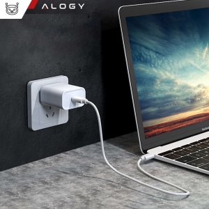 Ładowarka Alogy Ładowarka sieciowa szybka 30W USB-C USB typ C GaN PD do iPhone kostka Biała 16