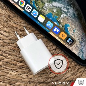 Ładowarka Alogy Ładowarka sieciowa szybka 30W USB-C USB typ C GaN PD do iPhone kostka Biała 17