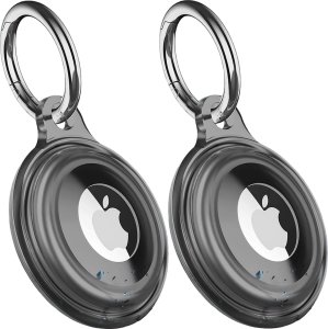 Alogy Etui na lokalizator do Apple AirTag Brelok Wodoodporny Case Alogy 360 IPX8 Obudowa z zawieszką Matowe Czarne 14