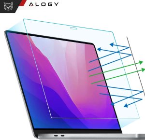 Filtr Alogy Folia ochronna Matowa na ekran do MacBook Pro 13, Air 13 M1 Alogy Screen Protect Film z filtrem Anti Blue 1