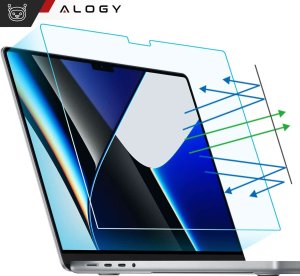 Filtr Alogy Folia ochronna Matowa na ekran do MacBook Pro 16 2023 2021 Alogy Screen Protect Film z filtrem Anti Blue 1