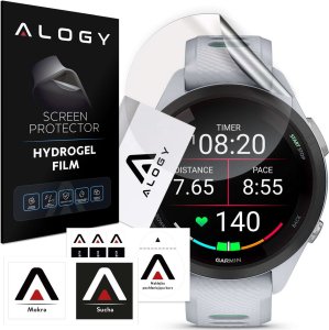 Alogy Folia ochronna Hydrożelowa hydrogel Alogy do smartwatcha do Garmin Forerunner 265s 1