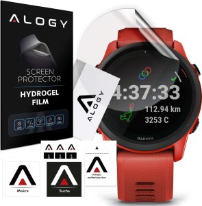 Alogy Folia ochronna Hydrożelowa hydrogel Alogy do smartwatcha do Garmin Forerunner 745 1