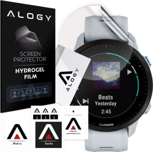 Alogy Folia ochronna Hydrożelowa hydrogel Alogy do smartwatcha do Garmin Forerunner 955 1