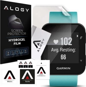 Alogy Folia ochronna Hydrożelowa hydrogel Alogy do smartwatcha do Garmin Forerunner 35 1