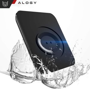 Alogy Uchwyt samochodowy na kokpit deskę do auta Carbon na telefon do 6.8 cali GPS czarny + Organizer 7