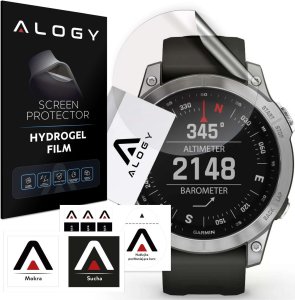 Alogy Folia ochronna Hydrożelowa hydrogel Alogy do smartwatcha do Garmin Fenix 7 1