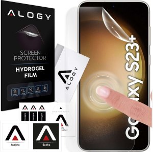 Alogy Folia Hydrożelowa do Samsung Galaxy S23 Plus ochronna na telefon na ekran Alogy Hydrogel Film 1