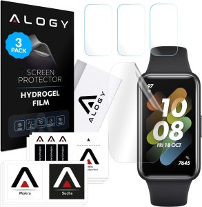 Alogy 3x Folia ochronna Hydrożelowa hydrogel Alogy do smartwatcha do Huawei Band 7 1