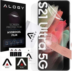 Alogy Folia Hydrożelowa do Samsung Galaxy S21 Ultra ochronna na telefon na ekran Alogy Hydrogel Film 1