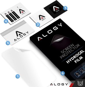 Alogy Folia Hydrożelowa do Samsung Galaxy S24 Ultra ochronna na telefon na ekran Alogy Hydrogel Film 11