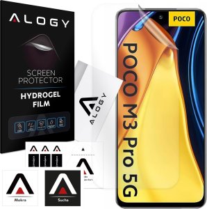 Alogy Folia Hydrożelowa do Xiaomi Poco M3 Pro/ M3 Pro 5G ochronna na telefon na ekran Alogy Hydrogel Film 1