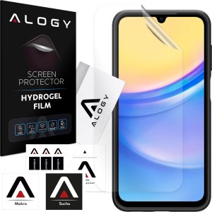 Alogy Folia Hydrożelowa do Samsung Galaxy A15 4G/5G ochronna na telefon na ekran Alogy Hydrogel Film 1