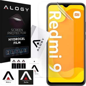 Alogy Folia Hydrożelowa do Xiaomi Redmi 9 ochronna na telefon na ekran Alogy Hydrogel Film 1