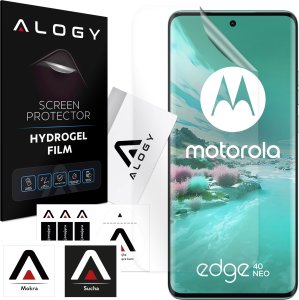 Alogy Folia Hydrożelowa do Motorola Edge 40 Neo ochronna na telefon na ekran Alogy Hydrogel Film 1