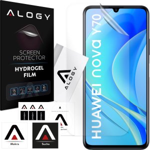 Alogy Folia Hydrożelowa do Huawei Nova Y70 ochronna na telefon na ekran Alogy Hydrogel Film 1