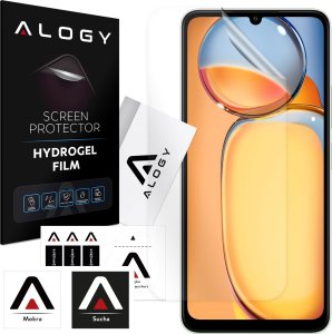 Alogy Folia Hydrożelowa do Xiaomi Redmi 13C ochronna na telefon na ekran Alogy Hydrogel Film 1