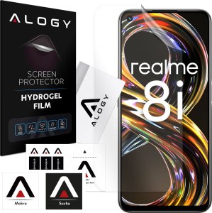 Alogy Folia Hydrożelowa do Realme 8i ochronna na telefon na ekran Alogy Hydrogel Film 1