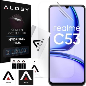 Alogy Folia Hydrożelowa do Realme C53 ochronna na telefon na ekran Alogy Hydrogel Film 1