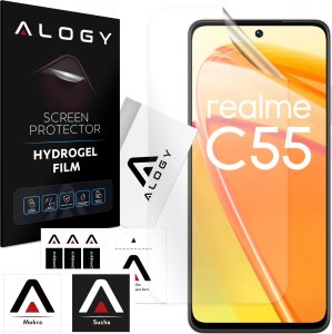 Alogy Folia Hydrożelowa do Realme C55 ochronna na telefon na ekran Alogy Hydrogel Film 1